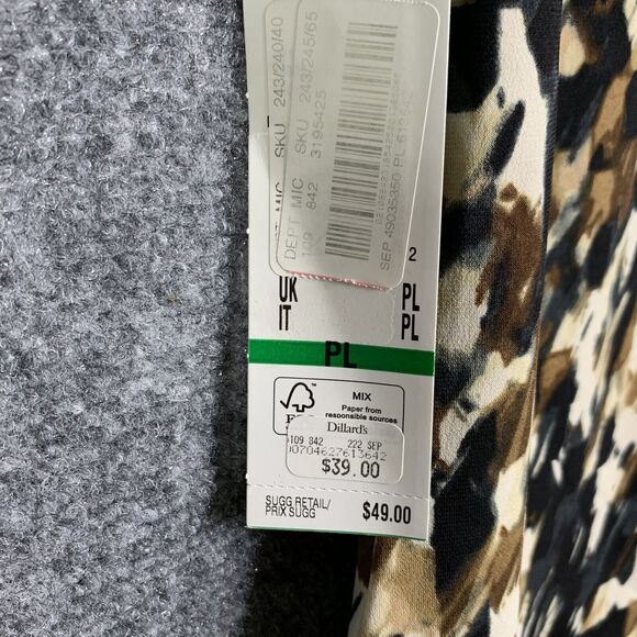 Kasper Petites Separates Women PL  Animals Type Print NWT Sleeveless - Picture 7 of 8